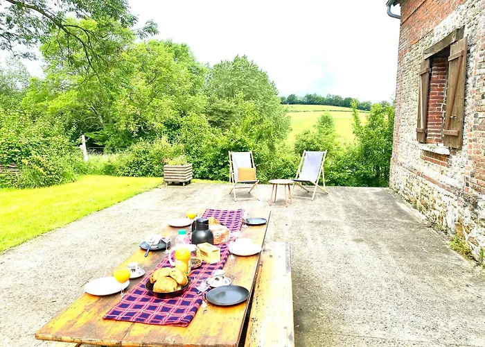 Le De La Poussiniere - Vue - Calme - Grand Jardin Ferienhaus *