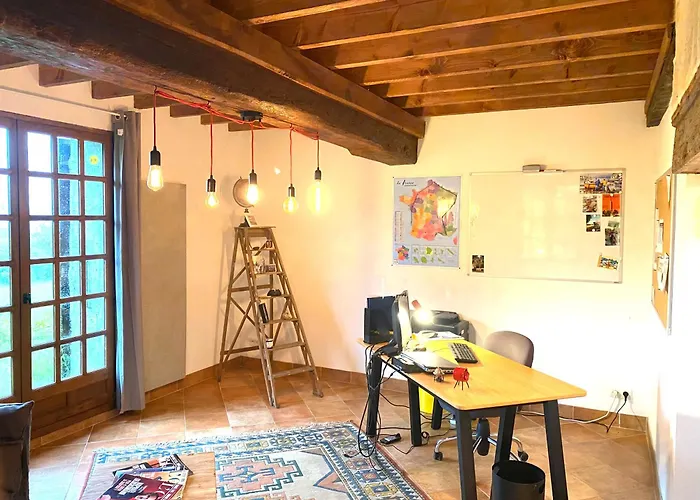 Le De La Poussiniere - Vue - Calme - Grand Jardin Ferienhaus Saint-Évroult-de-Montfort